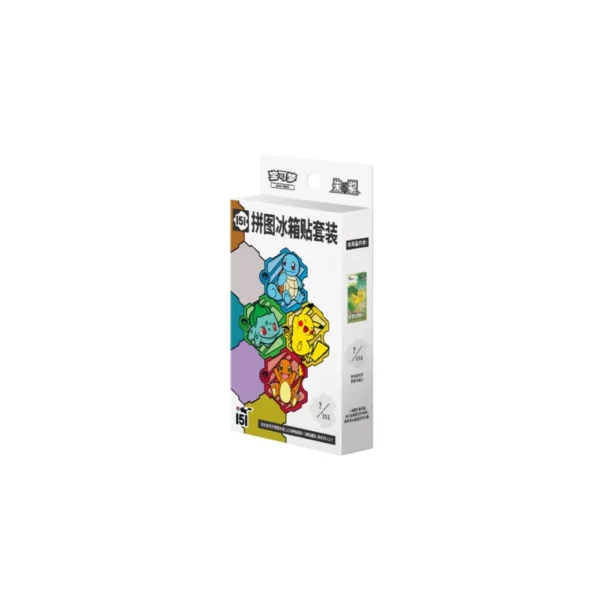 Pokémon TCG: 151 Chiński Uproszczony Journey Puzzle Refrigerator Magnet Set