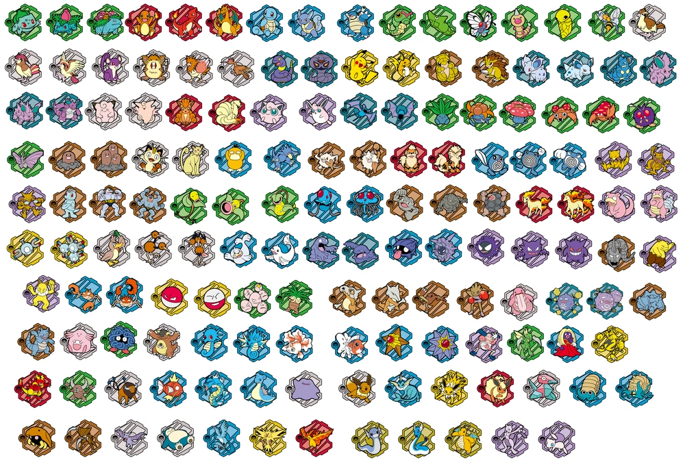 Kolekcja magnesów Pokémon 151
