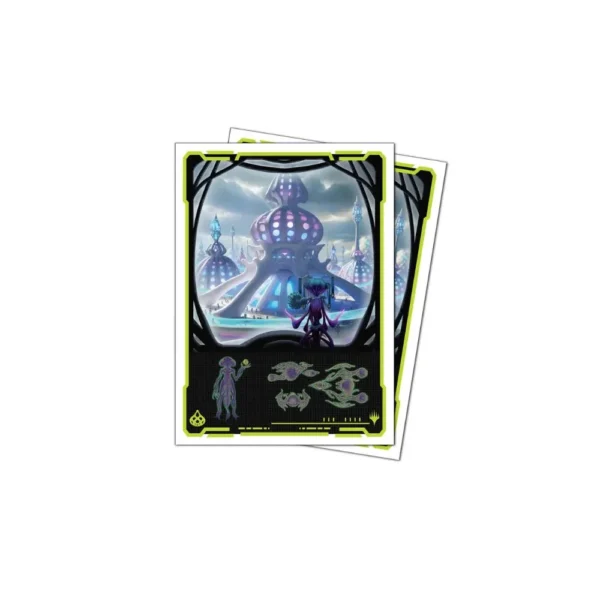 Ultra Pro - Magic: The Gathering - Edge of Eternities - Uthros, Titanic Godcore 105ct Apex Deck Protector Sleeves