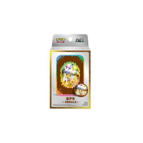 Pokémon TCG: Terastal Gathering Chiński Uproszczony Eevee Tin Collection Box Jolteon [CSV9C]