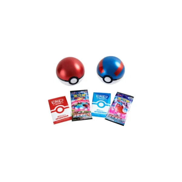 Pokémon TCG: Pikachu Legendary Celebration Chiński Uproszczony Great Ball Tin Blue