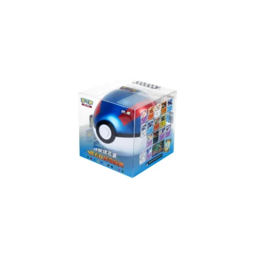 GREAT_BALL_BLUE1 Pokémon TCG: Pikachu Legendary Celebration Chiński Uproszczony Great Ball Tin Blue