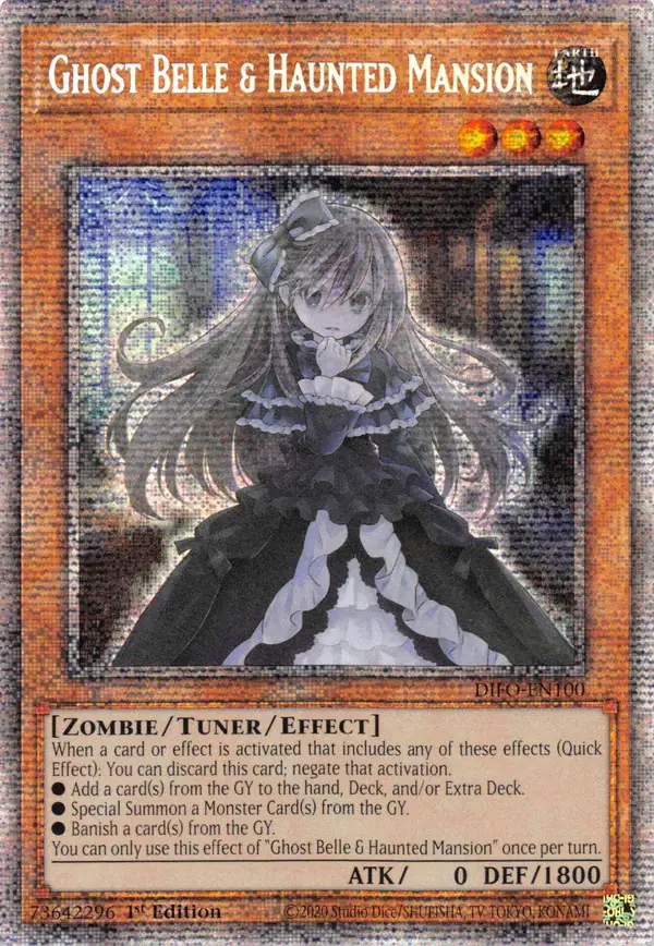 Yu-Gi-Oh Ghost Belle Haunted Mansion Starlight Rare