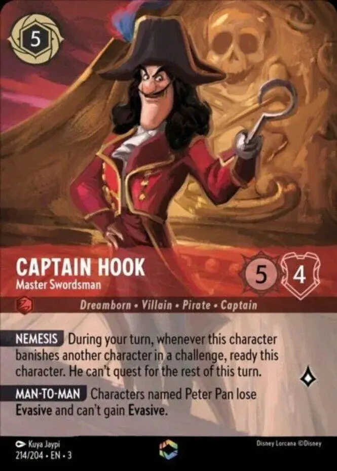 Captain Hook Master Swordsman Enchanted Set 03