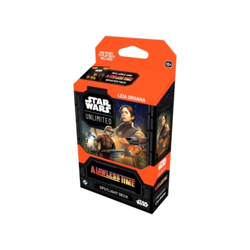 LawlessTime_spotlighDeckA1 Star Wars: Unlimited Card Game - A Lawless Time - Spotlight Deck - Leia Organa