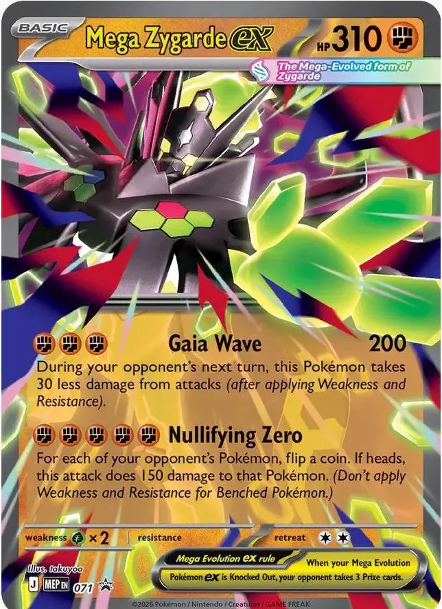 Mega Zygarde ex Promo