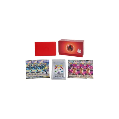 RADIANT_FIRE1 Pokémon TCG: Radiant Energy Chiński Uproszczony Gift Box Fire