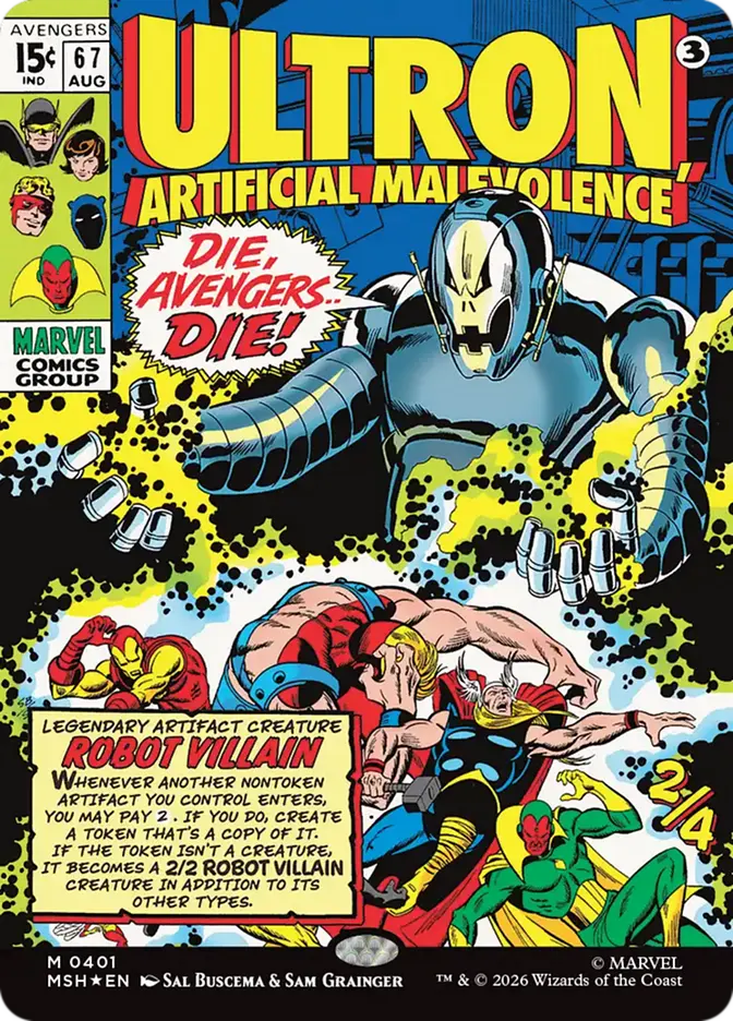 Magic The Gathering Ultron Artificial Malevolence