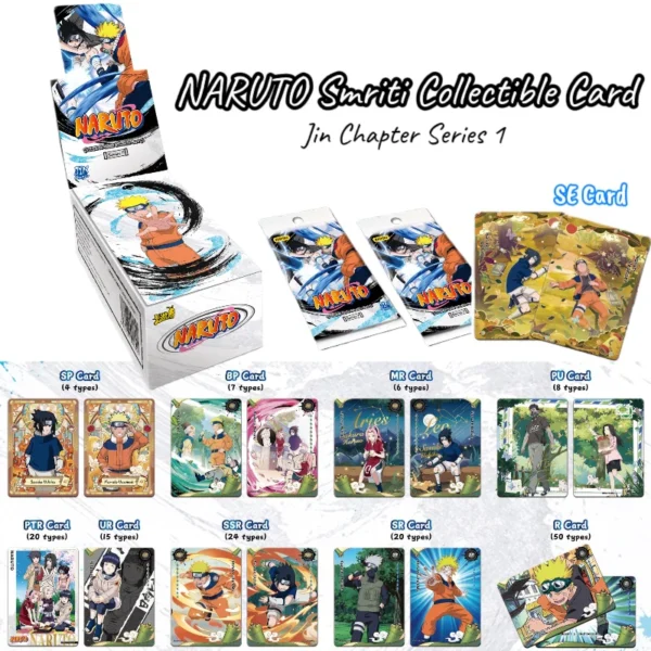 KAYOU Naruto Smriti Collectible Cards Angielski Booster Box– Chapter Jin Series 1