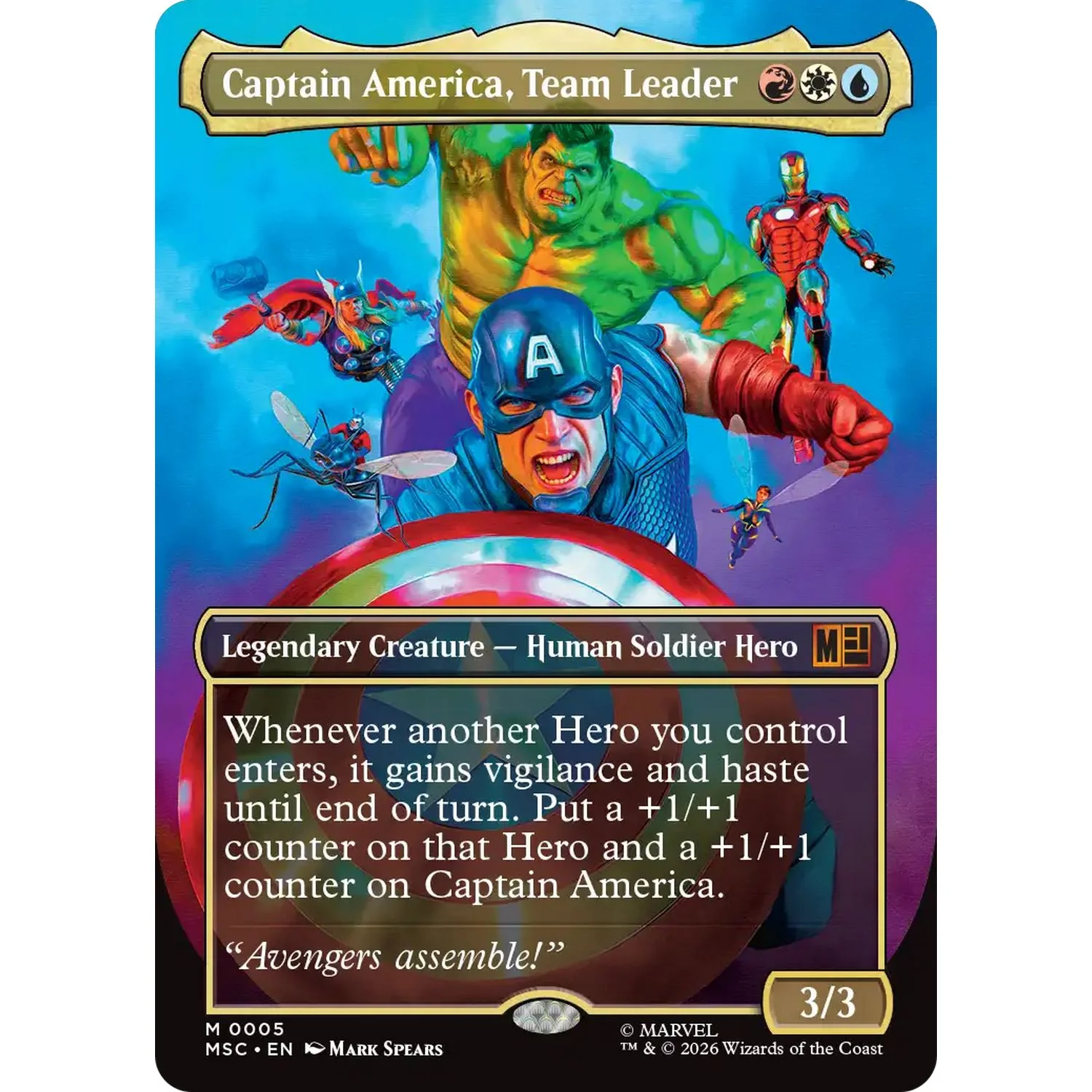 Captain America, Team Leader MTG Marvel