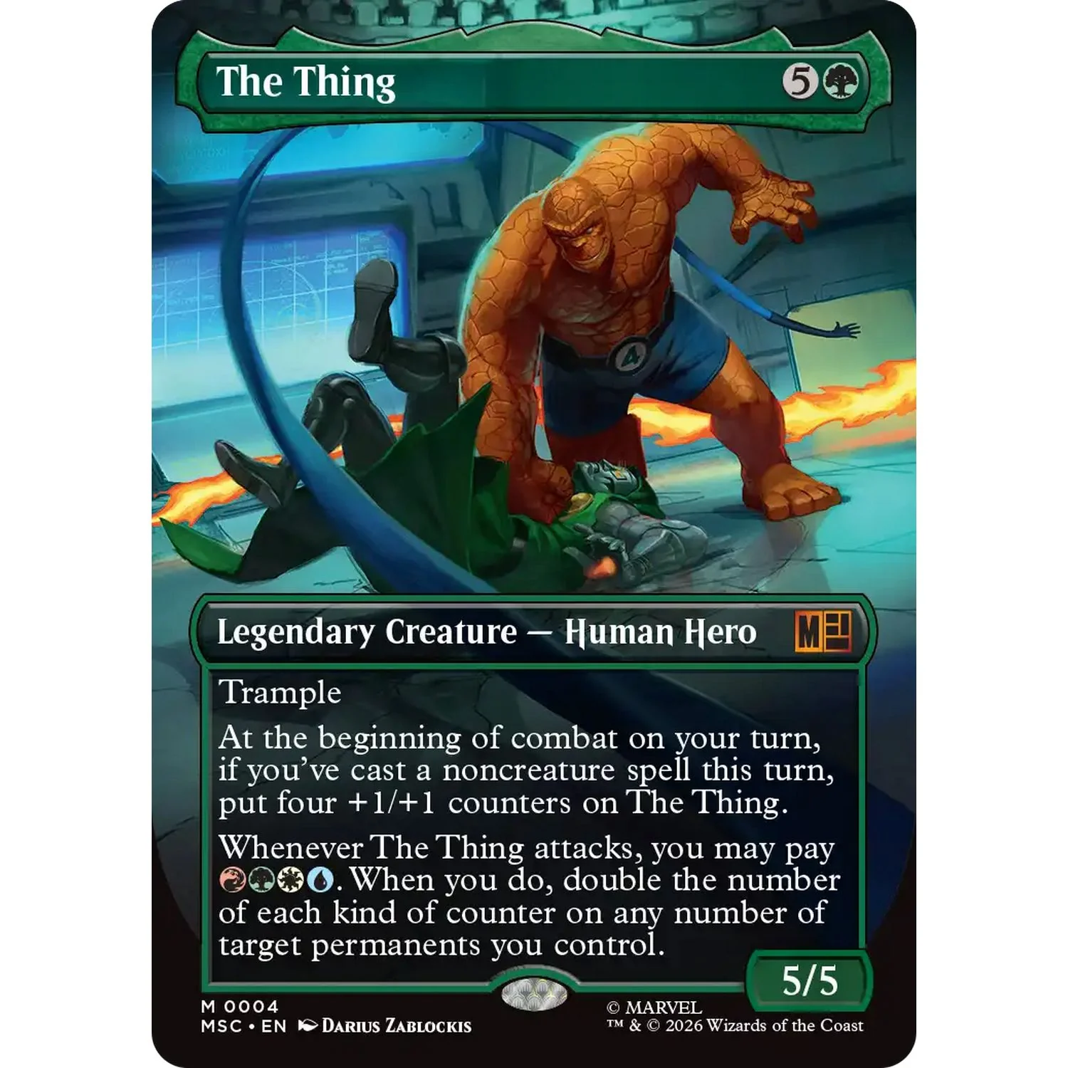 The Thing Magic the Gathering Marvel
