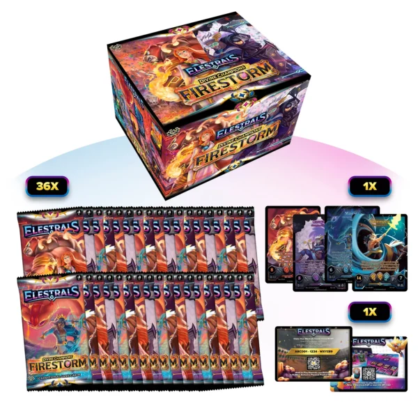 Elestrals TCG: Divine Champions Firestorm Booster Box