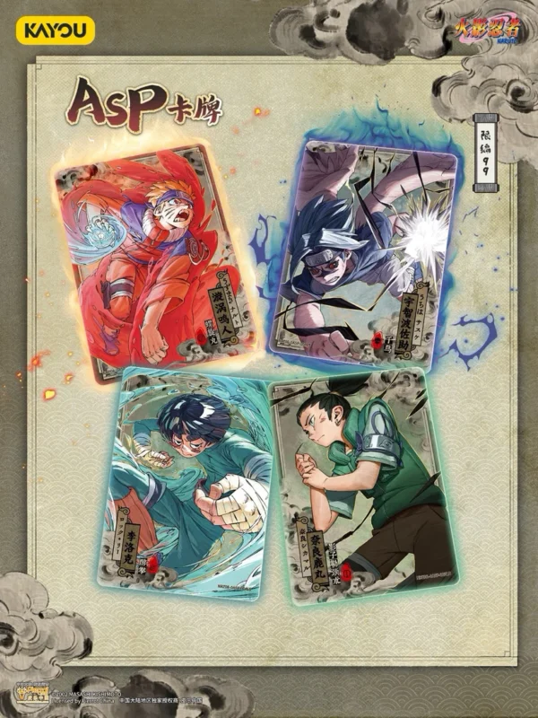 KAYOU Naruto Smriti Collectible Cards Chiński Uproszczony Booster Box – Array Chapter Vol. 8