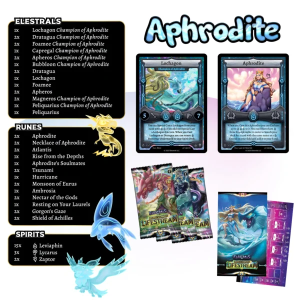Elestrals TCG: Divine Champions Lifestream Aphrodite Starter Deck