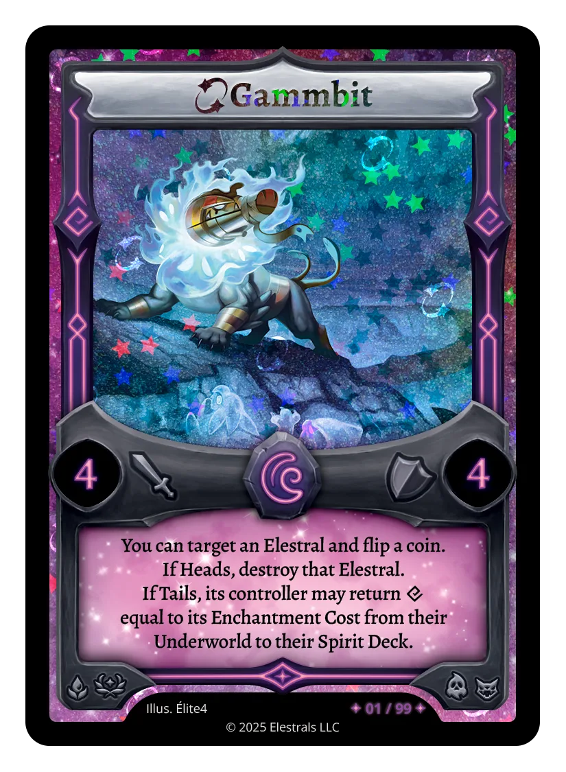 Gammbit Serialized Stellar Rare Elestrals TCG Lifestream Booster Box