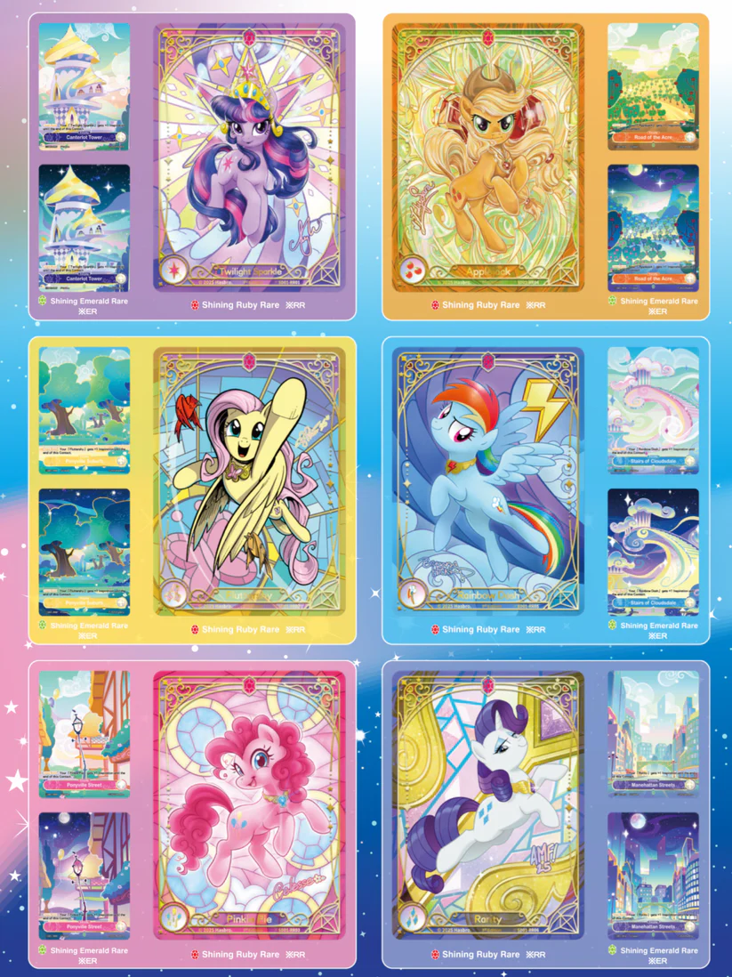 Przykładowe karty KAYOU My Little Pony Starter Deck