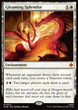 Gleaming Splendor MTG The Hobbit Play Booster