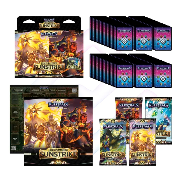 Elestrals TCG: Divine Champions Sunstrike Ares vs. Hephaestus Double Starter Deck