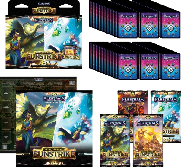 Elestrals TCG: Divine Champions Sunstrike Hera vs. Aeolus Double Starter Deck