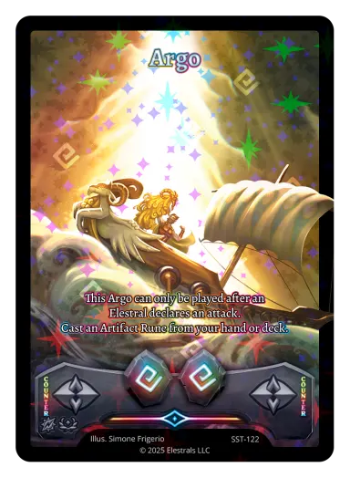 Argo Artifact Rune Elestrals TCG Sunstrike