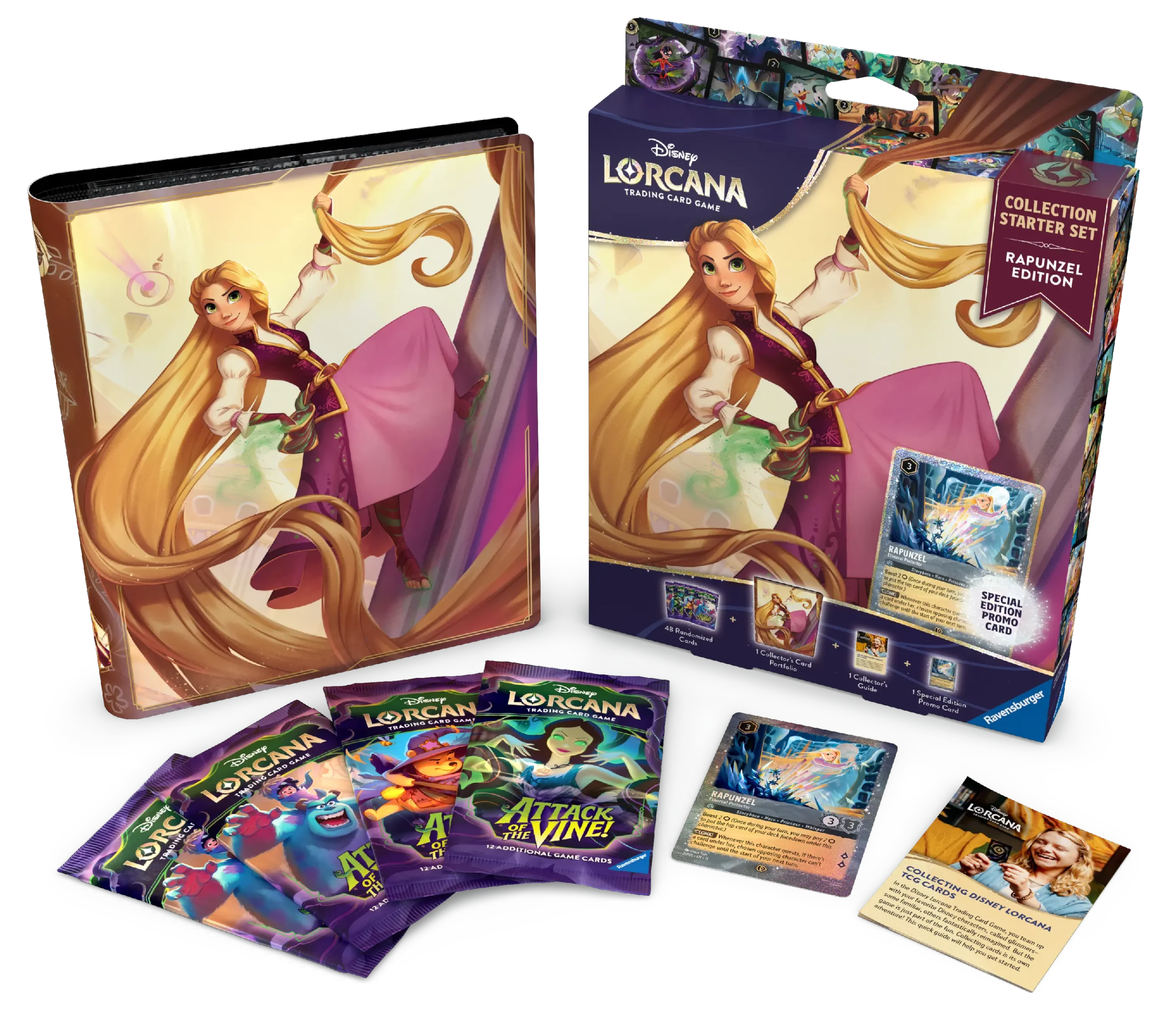 Disney Lorcana Attack of the Vine Collection Starter Rapunzel Edition