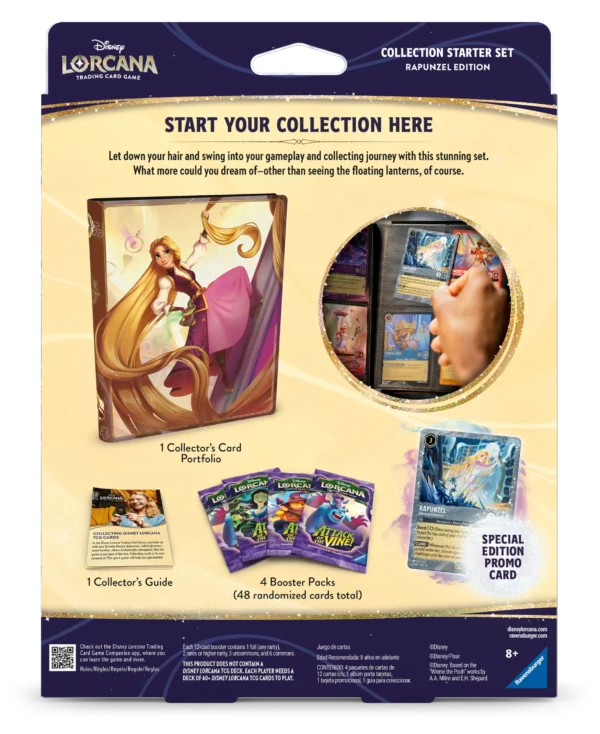 Disney Lorcana: Attack of the Vine Set13 Collection Starter Set: Rapunzel Edition