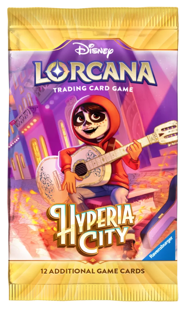 LORCANA_SET14_ANG_BOOSTER4 Disney Lorcana: Hyperia City Set14 Booster