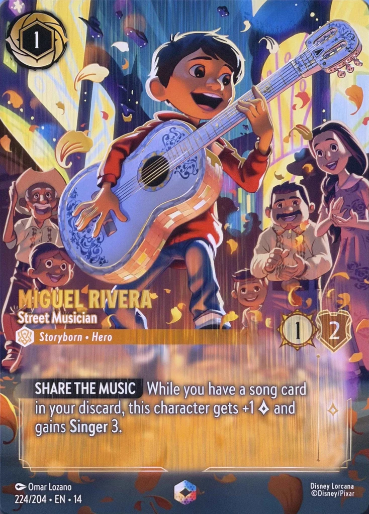 Miguel Rivera Street Musician Enchanted 224/204 Hyperia City