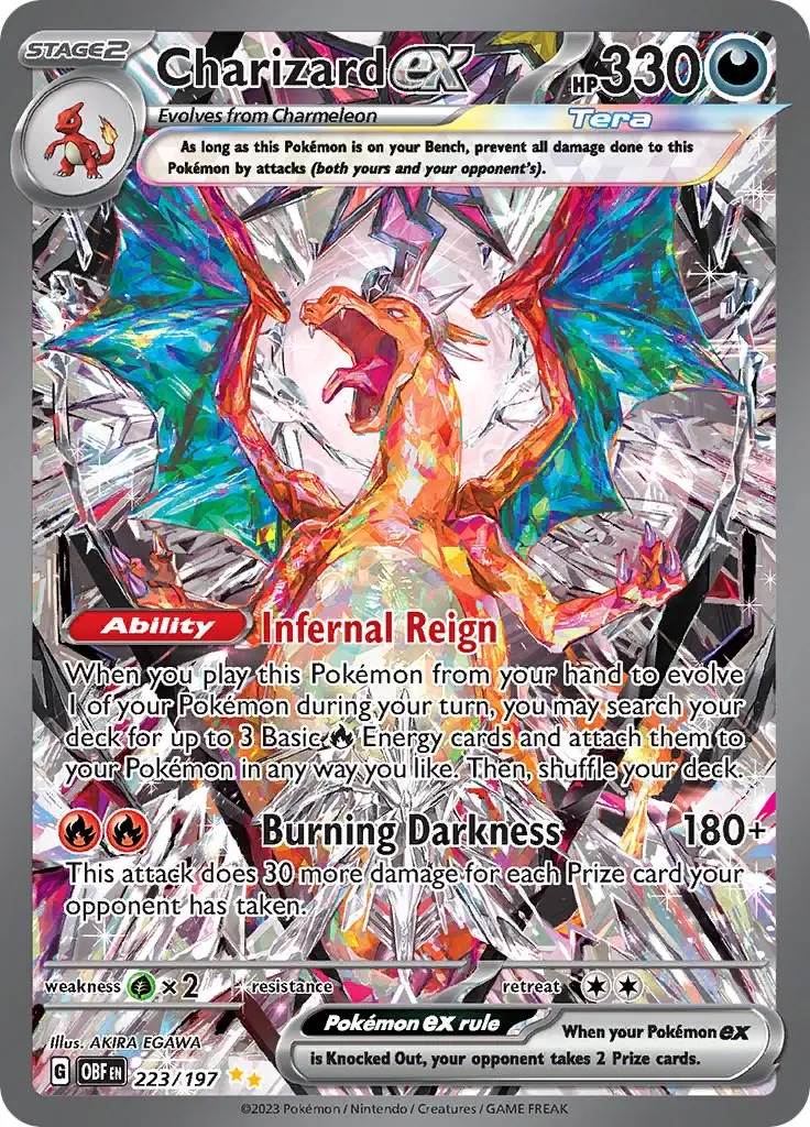 Charizard ex Special Illustration Rare Obsidian Flames