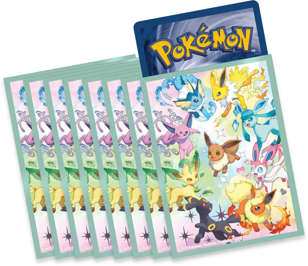 65 koszulek na karty Eevee Prismatic Evolutions