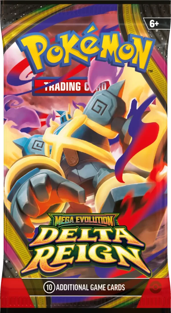Pokemon_TCG_Mega_Evolution—Delta_Reign_Booster_Wrap_Mega_Golurk_EN Pokémon TCG: Mega Evolution - Delta Reign - Booster